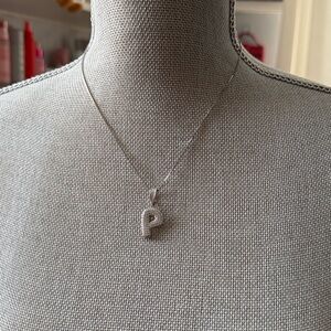 EP Jewels P Initial Necklace